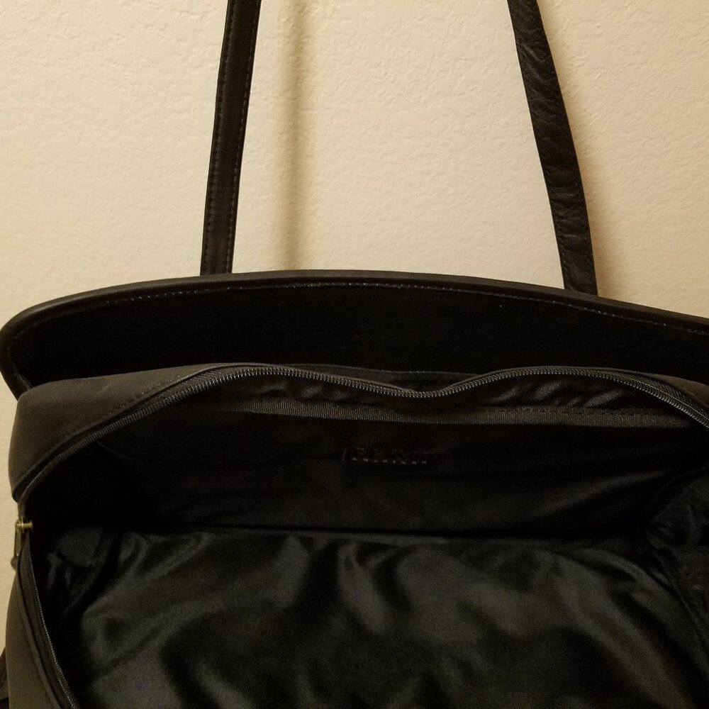 NWT Black Clava Leather Bag